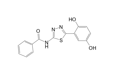 5-(2',5'-Dihydroxybenzoyl)-2-(benzoylamino)-1,3,4-thiadiazole