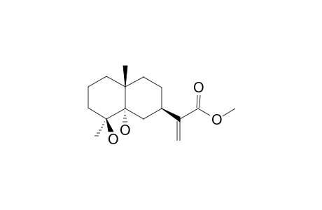 5-BETA-HYDROXYILICIC-ACID-METHYLESTER;5-ALPHA-HYDROXYL-4-EPI-ILICIC-ACID-METHYLESTER