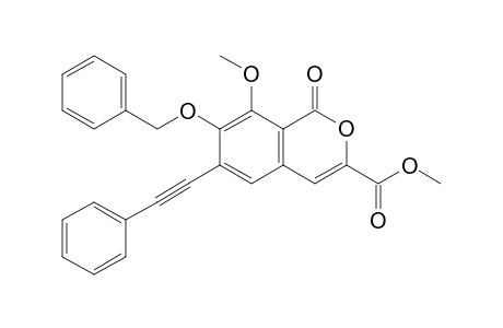 Methyl 7-Benzyloxy-8-methoxy-1-oxo-6-phenylethynyl-1H-isochromene-3-carboxylate