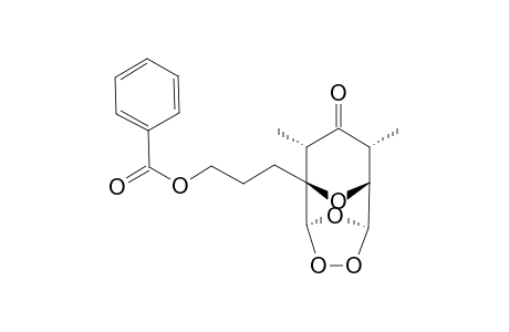 2-(3-BENZOYLOXYPROPYL)-3-EXO,5-EXO-DIMETHYL-8,9,10,11-TETRAOXATRICYCLO-[5.2.1.1(2,6)]-UNDECAN-4-ONE