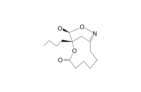 (+/-)-1-BUTYL-12-HYDROXY-2,11-DIOXA-10-AZABICYCLO-[7.3.1]-TRIDEC-9-EN-3-ONE