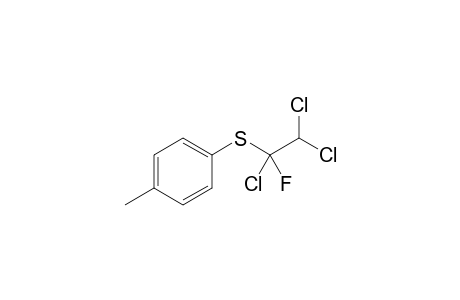 2-Fluoro-2-(4-methylphenyl)thio-1,1,2-trichloroethane