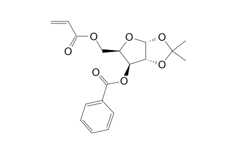 3-O-BENZOYL-5-O-ACRYLOYL-1,2-O-ISOPROPYLIDENE-ALPHA-D-XYLOFURANOSE