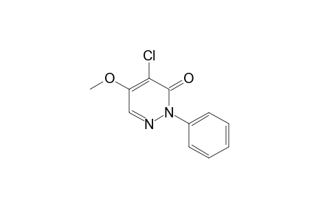 4-chloro-5-methoxy-2-phenyl-3(2H)-pyridazinone