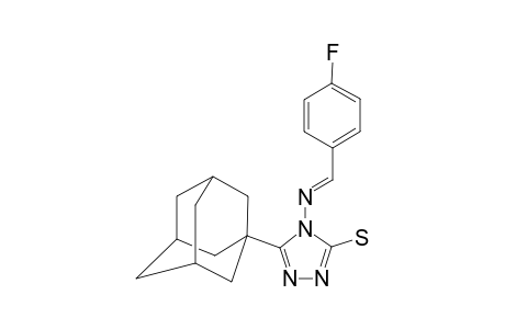 5-(1-ADAMANTYL)-4-(4-FLUOROBENZYLIDENEAMINO)-3-MERCAPTO-1,2,4-TRIAZOLE