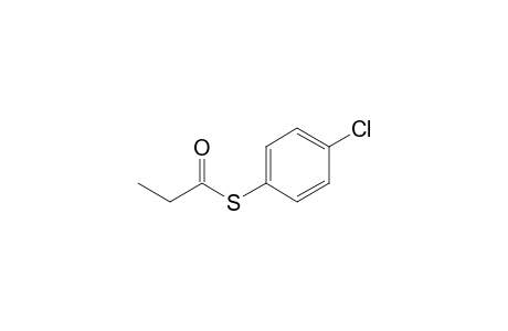 S-(4-Chlorophenyl) propanethioate