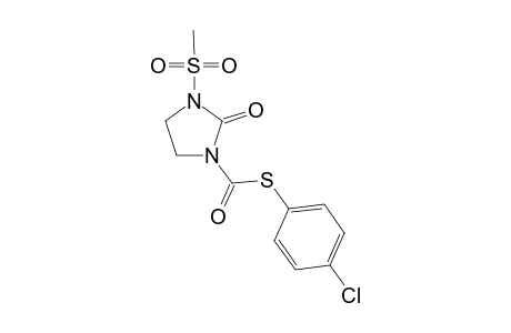 1-Methylsulfonyl-2-oxoimidazolidine-1-(p-chlorophenyl)thiocarbonyl ester