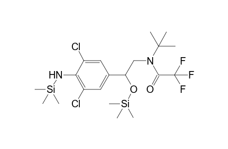 Clenbuterol, N-TFA, N',O-bis-TMS