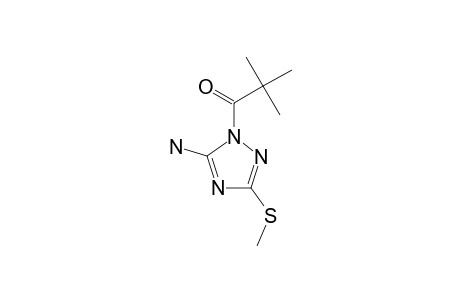 5-AMINO-3-METHYLTHIO-1-PIVALOYL-1H-1,2,4-TRIAZOLE