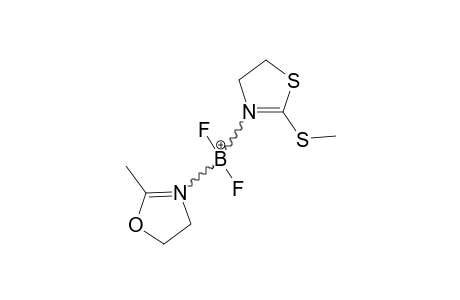 (2-METHYL-2-OXAZOLINE)-(2-(METHYLTHIO)-2-THIAZOLINE)-DIFLUORO-BORON-CATION