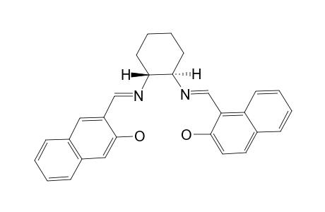 TRANS-N,N'-BIS-(2-HYDROXYNAPHTHYLIDENE)-CYCLOHEXANEDIAMINE;NON-DEUTERATED_SPECIES