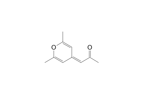 2-Propanone, 1-(2,6-dimethyl-4H-pyran-4-ylidene)-