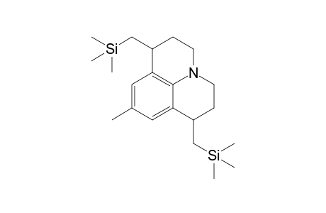 9-Methyl-1,7-bis[(trimethylsilyl)methyl]-2,3,6,7-tetrahydro-1H,5H-pyrido[3,2,1-ij]quinoline