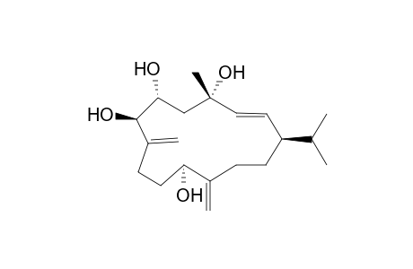 (7R)-2,8(19),12(20)-Cembratiene-4,6,7,11-tetrol