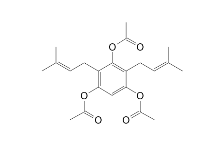 1,3,5-TRIACETOXY-2,6-DI-(3-METHYL-2-BUTEN-1-YL)-BENZENE