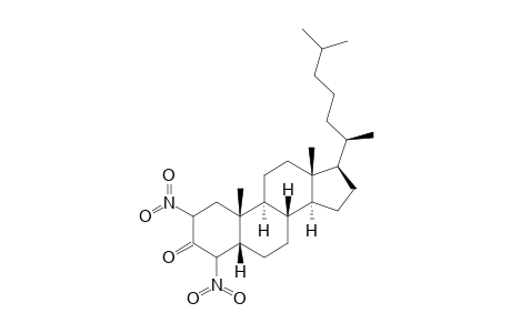 2,4-Dinitro-5.beta.-cholstan-3-one