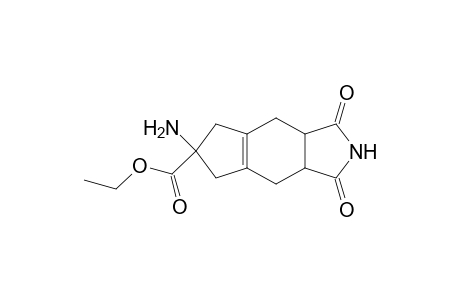 Ethyl 1,2,3,3a,4,5,6,7,8,8a-decahydro-6-amino-1,3-dioxocyclopenta[f]isoindole-6-carboxylate