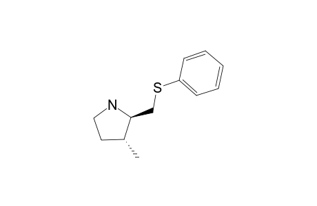 (TRANS)-3-METHYL-2-(PHENYLTHIOMETHYL)-PYRROLIDINE