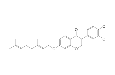 3'-4'-DIHYDROXY-7-O-[(E)-3,7-DIMETHYL-2,6-OCTADIENYL]-ISOFLAVONE