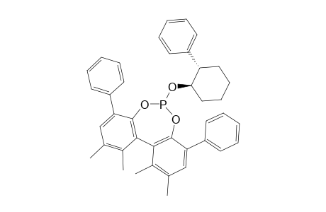 (S)-3,3'-DIPHENYL-5,5',6,6'-TETRAMETHYL-1,1'-BIPHENYL-2,2'-DIYL-[(1R,2S)-(+)-2-PHENYL-1-CYCLOHEXYL]-PHOSPHITE