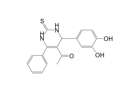 1-[4-(3,4-dihydroxyphenyl)-6-phenyl-2-thioxo-1,2,3,4-tetrahydro-5-pyrimidinyl]ethanone