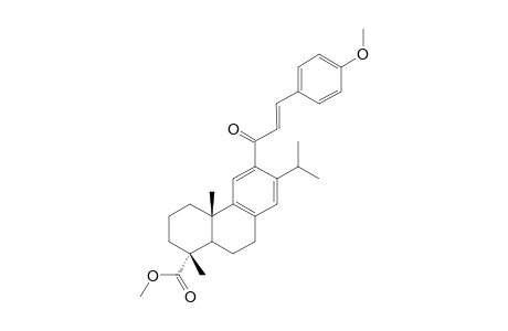 METHYL-12-(PARA-METHOXYCINNAMOYL)-DEHYDROABIETATE