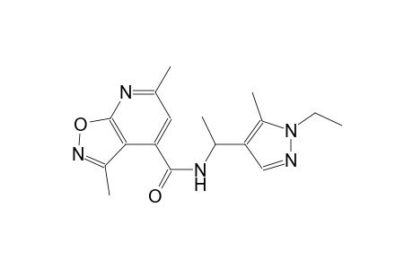 isoxazolo[5,4-b]pyridine-4-carboxamide, N-[1-(1-ethyl-5-methyl-1H-pyrazol-4-yl)ethyl]-3,6-dimethyl-