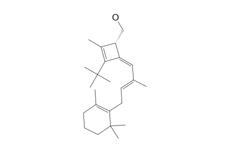 (3Z)-2-TERT.-BUTYL-4-HYDROXYMETHYL-1-METHYL-3-[(2E)-2-METHYL-4-(2,6,6-TRIMETHYLCYCLOHEX-1-EN-1-YL)-BUT-2-ENYLIDENE]-CYCLOBUT-1-ENE