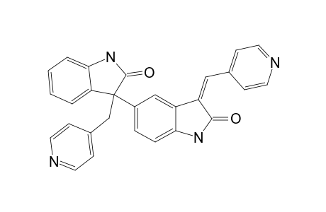 2,3-DIHYDRO-5-(2,3-OXO-3-(4-PYRIDYLMETHYL)-1H-INDOL-3-YL)-3-(4-PYRIDYLMETHYLENE)-1H-INDOL-2-ONE