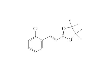 (E)-2-(2-chlorostyryl)-4,4,5,5-tetramethyl-1,3,2-dioxaborolane