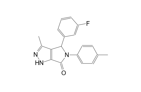 4-(3-fluorophenyl)-3-methyl-5-(4-methylphenyl)-4,5-dihydropyrrolo[3,4-c]pyrazol-6(1H)-one