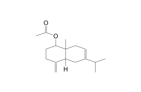 1-NAPHTALENOL, 1,2,3,4,4a,5,8,8a-OCTAHYDRO-8a-METHYL-4-METHYLENE-6-(1-METHYLETHYL)-, ACETATE,