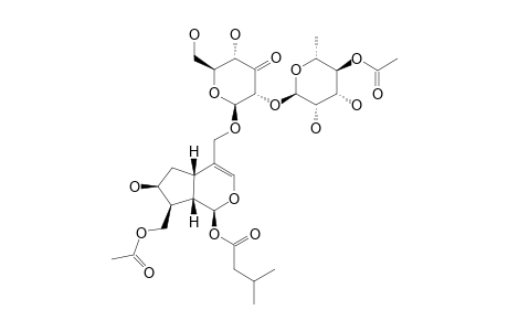 10-O-ACETYLPATRIONOSIDE-AGLYCONE-11-O-[4''-O-ACETYL-ALPHA-L-RHAMNOPYRANOSYL-(1->2)-BETA-D-RIBOHEXO-3-ULOPYRANOSIDE]