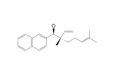 (1S,2S)-2,6-DIMETHYL-2-ETHENYL-1-(2'-NAPHTHYL)-5-HEPTEN-1-OL