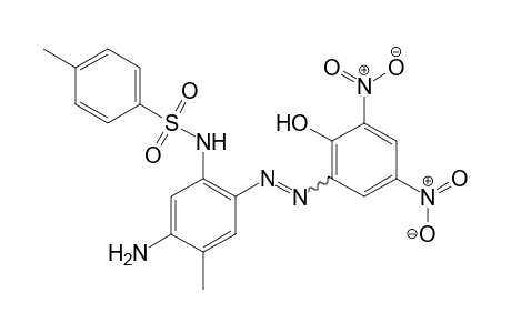 Benzenesulfonamide, N-[5-amino-2-[(2-hydroxy-3,5-dinitrophenyl)azo]-4-methylphenyl]-4-methyl-