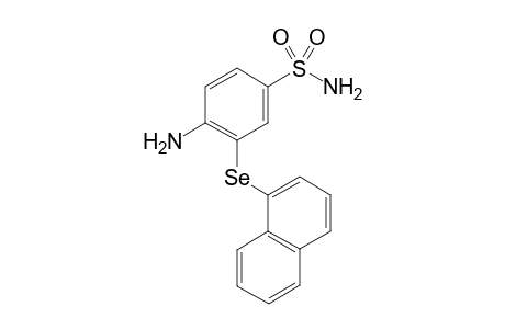 4-amino-3-(naphthalen-1-ylselenyl)benzenesulfonamide