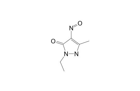 1-ETHYL-3-METHYL-4-NITROSO-5-PYRAZOLONE;NH-TAUTOMER