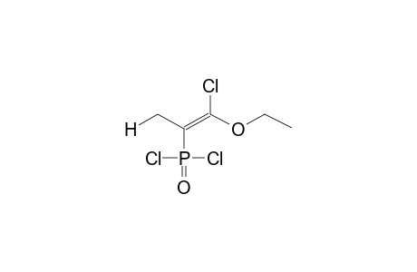 (E)-1-METHYL-2-CHLORO-2-ETHOXYVINYLDICHLOROPHOSPHONATE