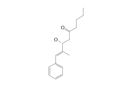 (+)-(R)-3-HYDROXY-2-METHYL-1-PHENYL-1-NONEN-5-ONE