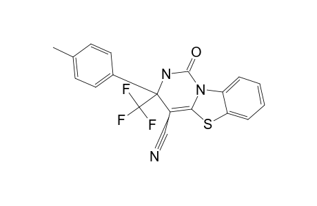 3-(4-METHYLPHENYL)-4-CYANO3-TRIFLUOROMETHYL-2,3-DIHYDRO-1-H-PYRIMIDO-[6.1-B]-[1.3]-BENZOTHIAZOL-1-ONE