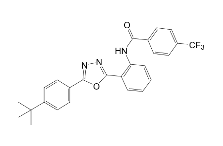 2'-[5-(p-tert-BUTYLPHENYL)-1,3,4-OXADIAZOL-2-YL]-alpha,alpha,alpha-TRIFLUORO-p-TOLUANILIDE