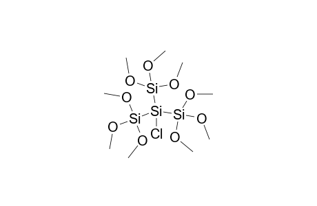 2-Chloro-1,1,1,3,3,3-hexamethoxy-2-(trimethoxysilyl)trisilane