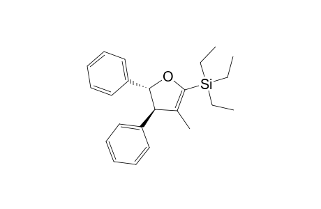 (-)-(4R,5R)-TRIETHYL-(3-METHYL-4,5-DIPHENYL-4,5-DIHYDRO-FURAN-2-YL)-SILANE