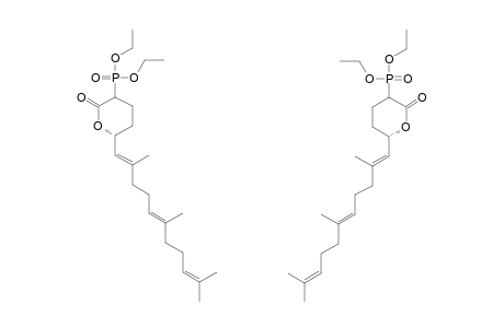 ALPHA-(DIETHOXYPHOSPHINYL)-(6R)-6-(2',6',10'-TRIMETHYL-1'E,5'E,9'-UNDECATRIENYL)-TETRAHYDROPYRAN-2-ONE