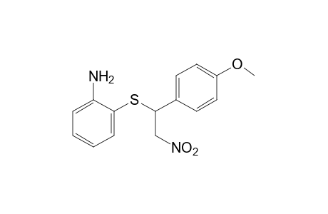 o-{[p-METHOXY-alpha-(NITROMETHYL)BENZYL]THIO}ANILINE