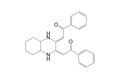 (2Z,2'E)-2,2'-(octahydroquinoxaline-2,3-diylidene)bis(1-phenylethanone)