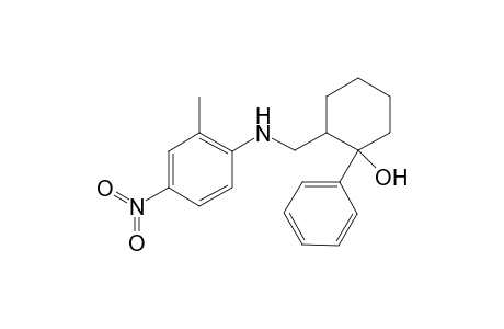 2-[(2-methyl-4-nitroanilino)methyl]-1-phenylcyclohexanol