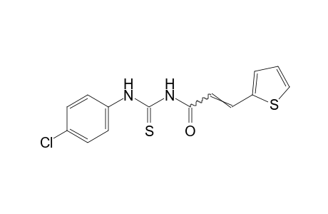 1-(p-chlorophenyl)-3-[3-(2-thienyl)acryloyl]-2-thiourea