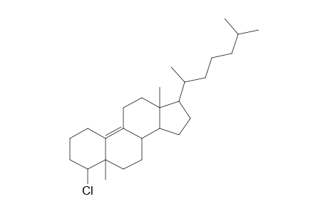 4-BETA-CHLORO-5-METHYL-19-NOR-5-BETA-CHOLEST-9(10)-ENE