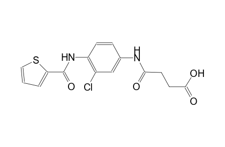 butanoic acid, 4-[[3-chloro-4-[(2-thienylcarbonyl)amino]phenyl]amino]-4-oxo-